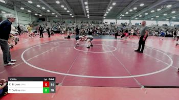 100 lbs Rr Rnd 3 - Cael Brown, All American Wrestling Club vs Trent Collins, Kraken