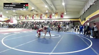 175 lbs Champ. Round 2 - Nolan Harry, Hillcrest vs Angel Ramirez, Rancho Mirage