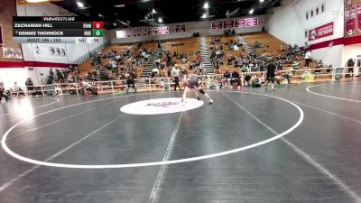 150 lbs Cons. Round 3 - Dennis Thornock, Riverton vs Zachariah Hill, Evanston