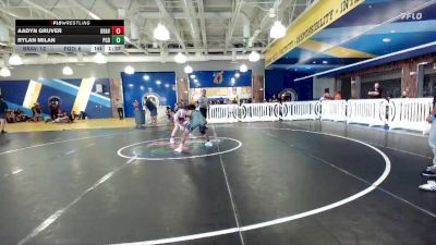 126 lbs Round 3 (8 Team) - Aadyn Gruver, Braves WC vs Rylan Milan, Panhandle Gator Dogs
