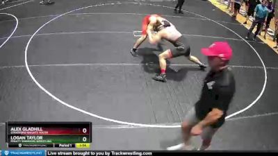 170 lbs Quarterfinal - Alex Gladhill, Stratford Knights Youth vs Logan Taylor, Mighty Warriors Wrestling