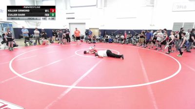 80 lbs 3rd Place - Killian Ormond, WV Lunatics-MS vs Cullen Darr, Front Royal WC-MS