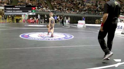 Bantam - 56 lbs Cons. Semis - Maverick Paminto, Gladiator Wrestling vs Maddoc Harrell, LAWC