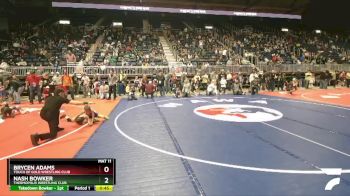 53 lbs Champ. Round 2 - Brycen Adams, Touch Of Gold Wrestling Club vs Nash Bowker, Thermopolis Wrestling Club