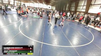 93 lbs 3rd Place Match - Kinzy McCauley, Uintah Girls Jr High vs Kamberleigh Bowcutt, Bear River