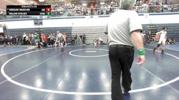 132 lbs Champ. Round 1 - Dillon Stacey, Thunder Ridge Outlaws Wrestling Club vs Keegan Marcum, Cougar Wrestling Club