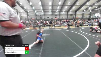 81 lbs Quarterfinal - Isaac Ayala, The Wrestling Assylum vs Nathaniel Gudishvili, Askeo International Mat Club
