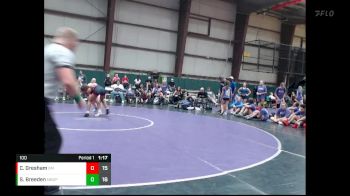 100 lbs Finals (8 Team) - Camryn Gresham, Black Mambas vs Sandy Breeden, Missouri BattleGear Purple
