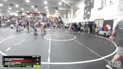 165 lbs Cons. Round 3 - Jalen Gallegos, Diamond Ranch vs Levi Goldsworthy, La Canada