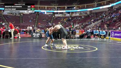 285 lbs First Round - Bradyn McConneha, North Allegheny vs Kolton Kemp, Manheim Township