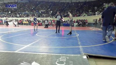 92 lbs Round Of 64 - Noah Pendelton, Mustang Middle School vs Grady Kaiser, Deer Creek