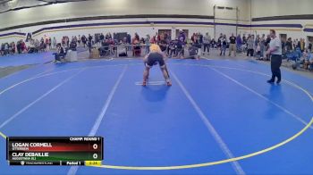 184 lbs Champ. Round 1 - Logan Cormell, Otterbein vs Clay DeBaillie, Augustana (IL)