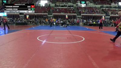 65 lbs 1st Place Match - Rykker Jessop, Ryse Wrestling Academy vs Gabriel Ryan, Thermopolis Wrestling Club