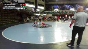 106 lbs Semifinal - Tyler McChesney, Lugoff-Elgin vs Jake Strickland, Hillcrest