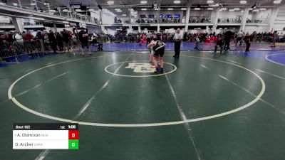 138 lbs Round Of 16 - Andrew Oldmixon, New England Gold WC vs Desmond Archer, Chariho