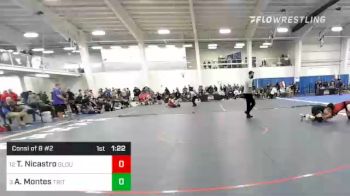 152 lbs Consi Of 8 #2 - Tyler Nicastro, Gloucester vs Alex Montes, Triton