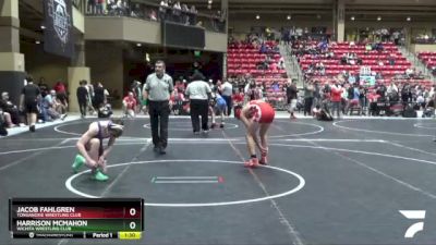 130 lbs Cons. Round 3 - Harrison McMahon, Wichita Wrestling Club vs Jacob Fahlgren, Tonganoxie Wrestling Club