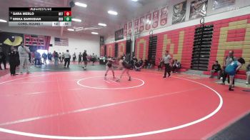 100 lbs Cons. Round 1 - Sara Merlo, Westminster vs Erika Sarkisian, Burbank