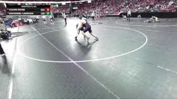 D1-285 lbs Cons. Round 1 - Calvin Bohm, Luxemburg-Casco vs Nathaniel Langdon, Elkhorn Area