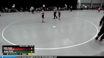 75-79 lbs Cons. Round 1 - Echo Even, Immortal Athletics WC vs Izzy Fuhs, The Best Wrestler