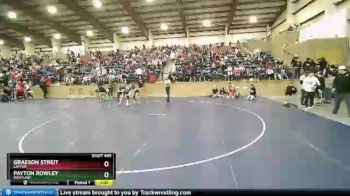 109 lbs Quarterfinal - Graeson Streit, Layton vs Payton Rowley, Westlake