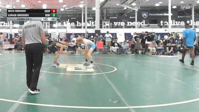 128 lbs Consi Of 4 - Nico DeRado, Scorpions - HSC vs Lukas Grodzki, Blue Knights Alpha