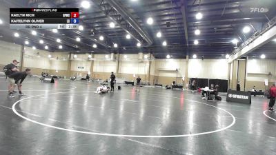 130 lbs Rr Rnd 4 - Kaelyn Rich, Heart And Pride Wrestling Club vs Kaitelynn Oliver, Lake Gibson