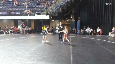 56 lbs Quarters - Genevieve Valdovinos, Daughter's Of Zion vs Jerry Hetran, Angry Peach Wrestling Center