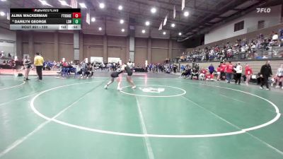 130 lbs Cons. Round 5 - Alina Wackerman, Fort Osage vs Darilyn George, Lee`s Summit West