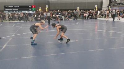 105 lbs Champ. Rd Of 32 - Gabriel Jasso, Pinnacle Wrestling School vs Crew McGinnis, Powerhouse Wrestling Club