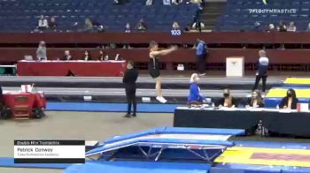 Patrick  Conway  - Double Mini Trampoline, Tulsa Gymnastics Academy  - 2021 Region 3 T&T Championships