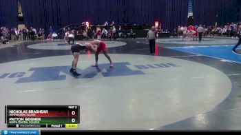 184 lbs Cons. Round 3 - Payton Geigner, North Central College vs Nicholas Brashear, Huntingdon College