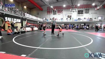 64 lbs Rr Rnd 1 - Kord Earnhart, Roland Youth League Wrestling vs Luke Ward, Broken Bow Youth Wrestling