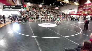 132 lbs 5th Place Match - Parker Hill, Kelly Walsh vs Darius Dickinson, Douglas