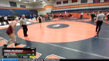 141 lbs Cons. Round 1 - Gabriel Bellefeuille, Concordia College (Moorhead) vs Drew Miller, Heidelberg University