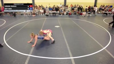 140 lbs Cons. Round 1 - Liriana Rakoci, IL vs Izzy Giza, IA