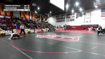 106 lbs Quarterfinal - Kevin Martinez, Western vs Ernesto Delgadillo, Chaparral