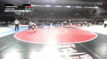 120 lbs Champ. Round 2 - Kiana Quintero, Lathrop vs Olivia Hunt, Tokay