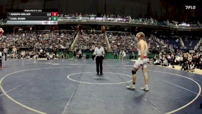 1A 190 lbs 1st Place Match - Joseph Miller, Lejeune vs Cael Dunn, Avery County High School