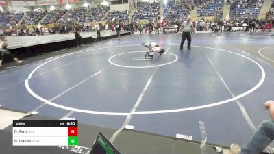 49 lbs Consi Of 8 #2 - Gatlin Buhr, SLV Elite WC vs Braxton Daves, Southwest Hammers