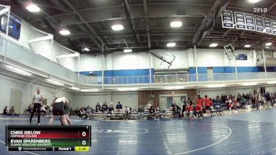 285 lbs Cons. Round 2 - Evan Sparenberg, Illinois Wesleyan University vs Chris Gielow, Carthage College
