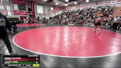 170 lbs Quarterfinal - Sophia Lopez, Upland vs Angela Salazar, Santa Ana