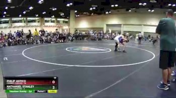 132 lbs Round 7 (10 Team) - Nathaniel Stanley, South Johnston vs Philip Antico, Cowboy Forever
