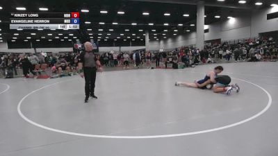 140 lbs Champ. Rd Of 32 - Evangeline Herron, Missouri vs Kinzey Long, Nebraska