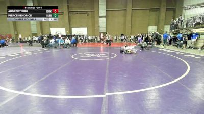 132 lbs Champ. Round 1 - Pierce Kendrick, Pawhuska vs Andrew York, Ozark