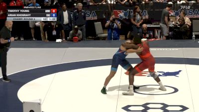 97 Finals kg Champ. Round 3 - Timothy Young, Army (WCAP) vs Arian Khosravy, California