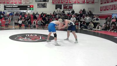 215 lbs Quarterfinal - Charlie Berry, Spaulding vs Rowan Danaher, Essex