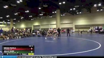 195 lbs Quarters & Wb (16 Team) - Brock Barr, Eagles Wrestling Dev vs Bryan Pagola, GA Misfits