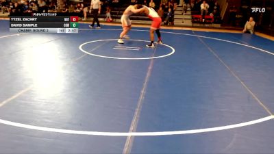 197 lbs Champ. Round 2 - Tyzel Zachry, Northern Oklahoma College-Tonkawa vs David Sample, Cowley College