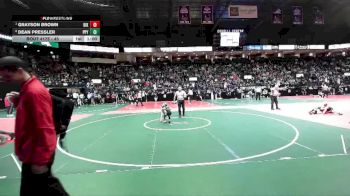 45 lbs Cons. Round 3 - Dean Pressler, PPY2 vs Grayson Brown, RIKA